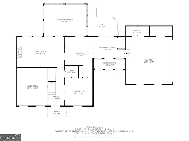1706 Murphy Ln, Dublin, GA 31021 - view of home floor plan