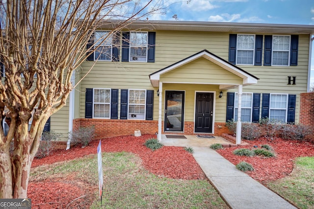 multi unit property with brick siding