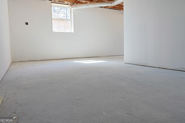 empty room featuring concrete floors