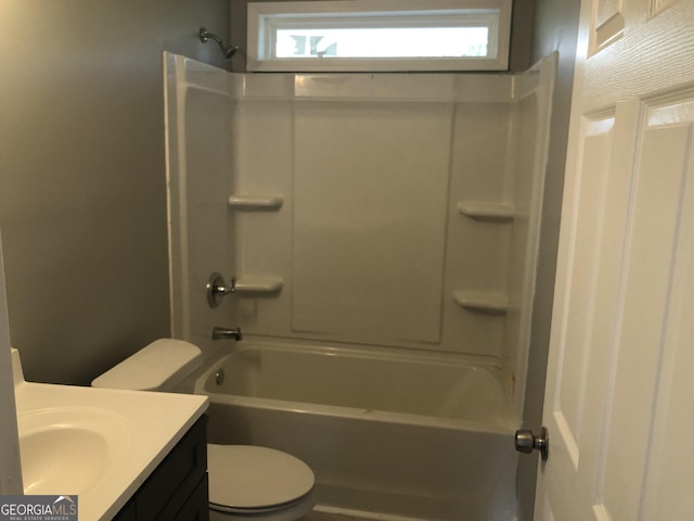 47 Elm St, Hampton, GA 30228 - full bath featuring healthy amount of natural light, vanity, and washtub / shower combination