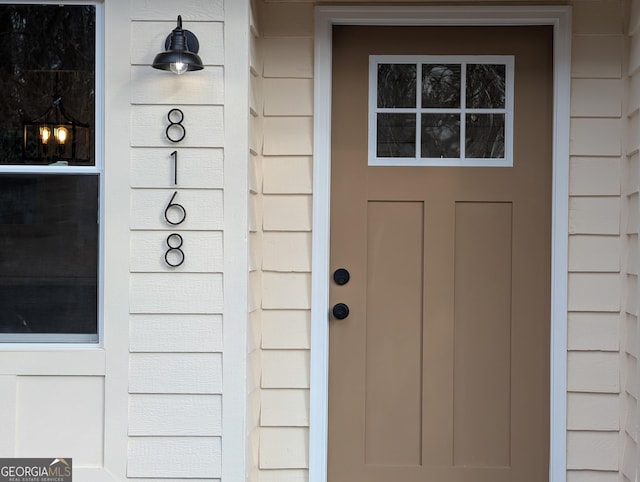 view of property entrance