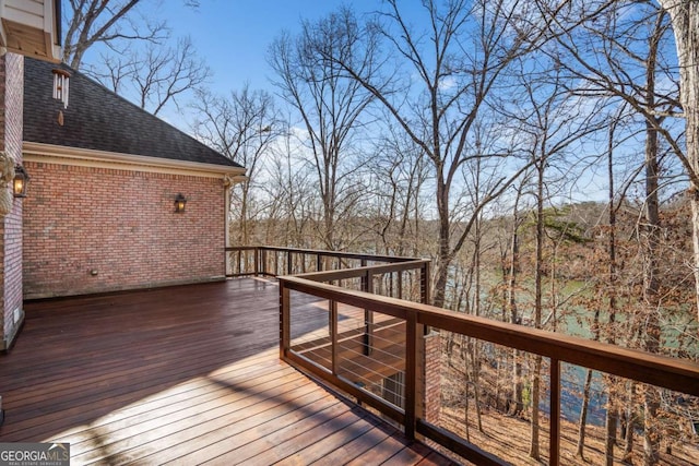 4080 Ryckeley Dr, Gainesville, GA 30504 - view of wooden terrace