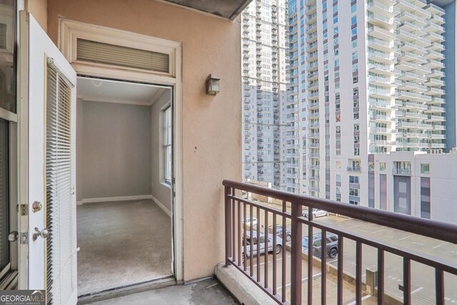 1101 Juniper St NE Unit 722, Atlanta, GA 30309 - view of balcony