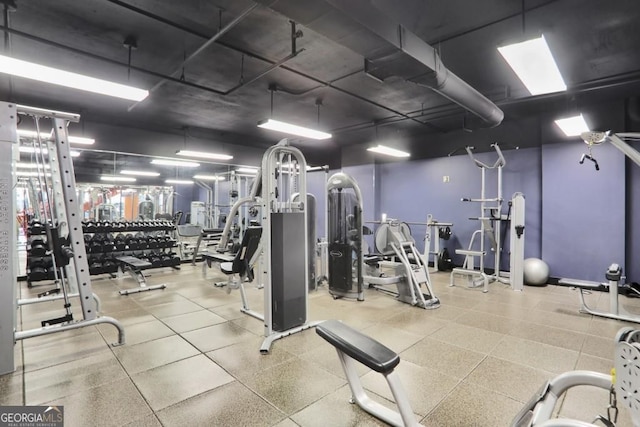 1101 Juniper St NE Unit 722, Atlanta, GA 30309 - view of exercise room