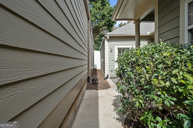 view of side of property