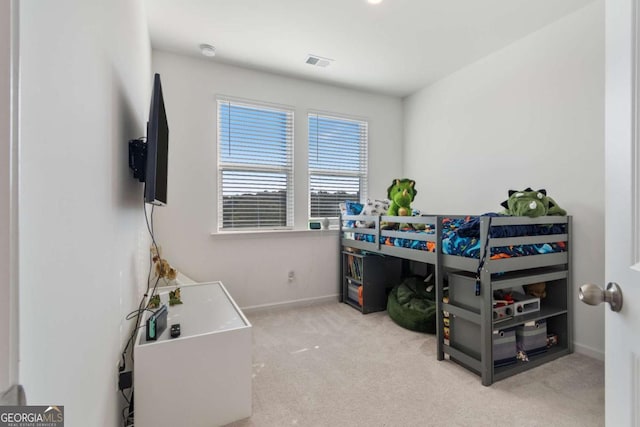 bedroom featuring carpet floors