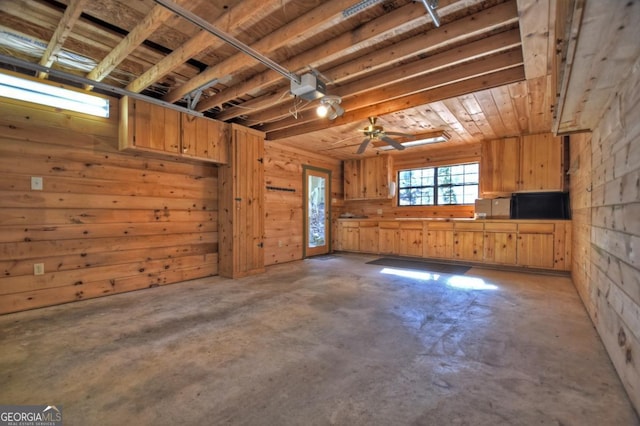 interior space with concrete flooring