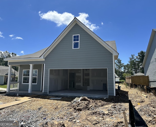 9 Wildflower Ln Unit 41, Dallas, GA 30132 - view of property exterior with covered porch and a garage