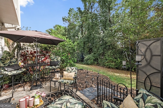 view of patio