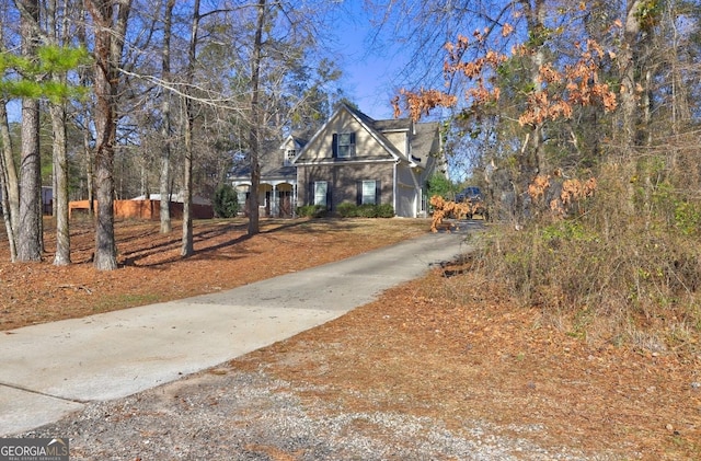 view of traditional home