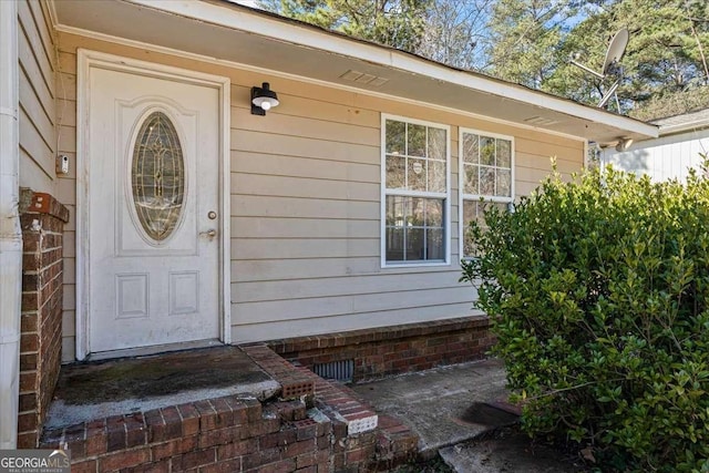 view of entrance to property