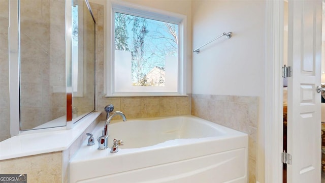 bathroom with a bathtub