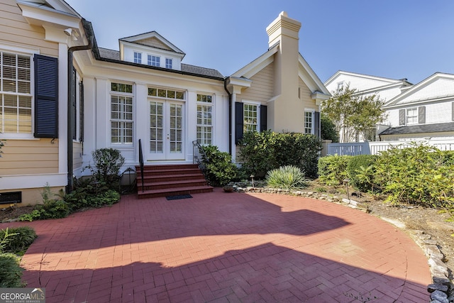 exterior space with a patio area