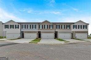 multi unit property with concrete driveway