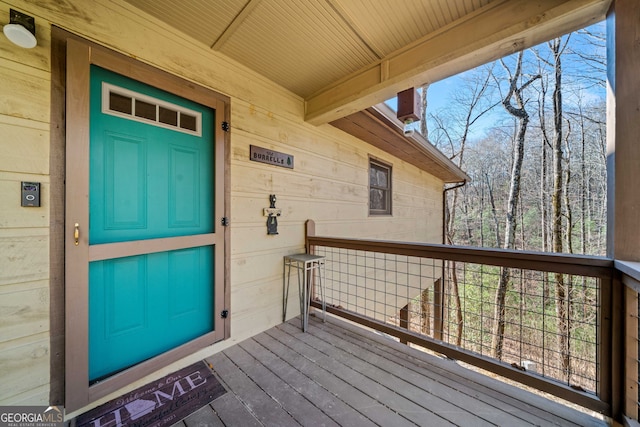 view of entrance to property