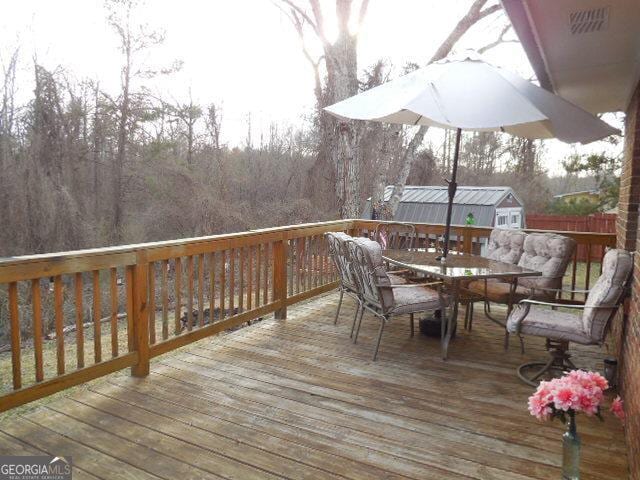 view of deck