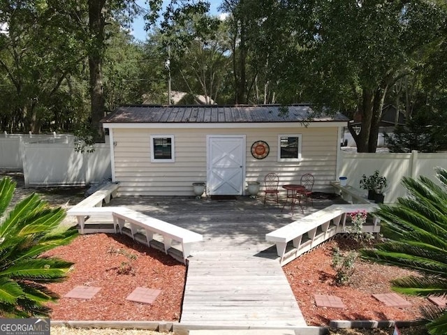 11 Plantation Dr, Swainsboro, GA 30401 - exterior space featuring fence and an outdoor structure