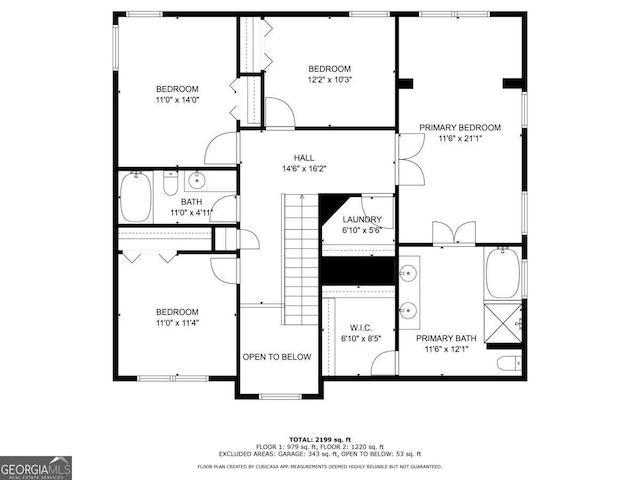 6498 Stonelake Pl SW, Atlanta, GA 30331 - room layout