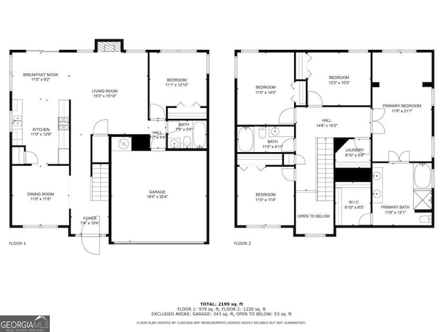6498 Stonelake Pl SW, Atlanta, GA 30331 - home floor plan