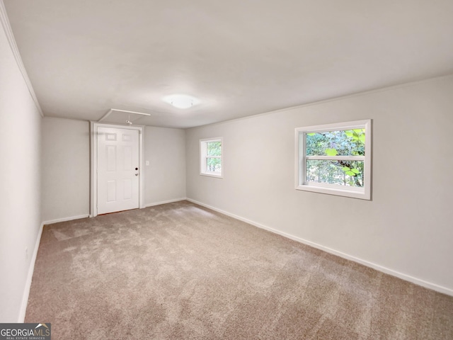 empty room featuring carpet