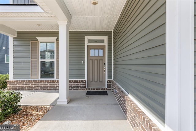 view of entrance to property