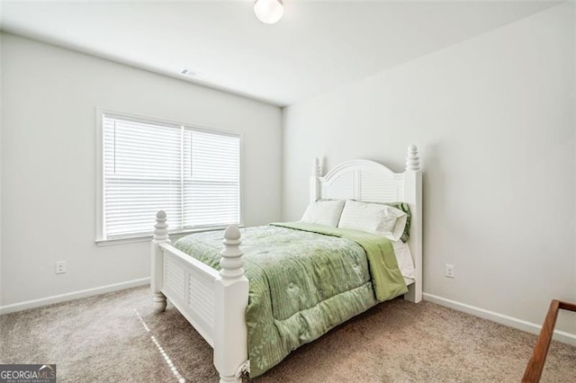 bedroom featuring carpet flooring