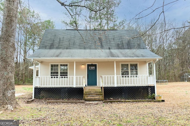 bungalow with covered porch