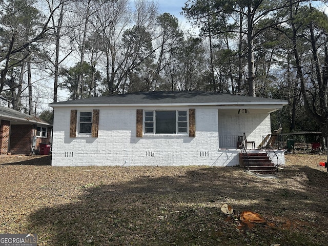 view of front of home