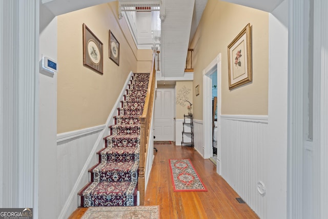 interior space featuring light hardwood / wood-style flooring