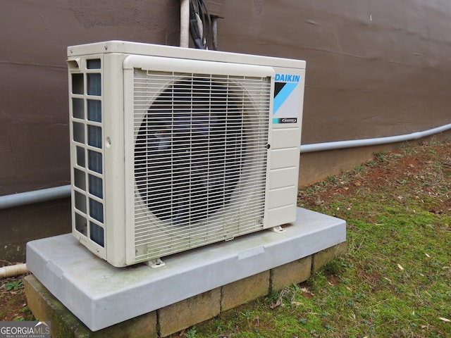 exterior details featuring ac unit