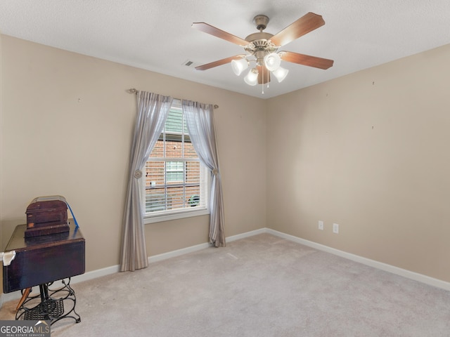 509 Carleton Pl, Locust Grove, GA 30248 - empty room featuring light colored carpet, a ceiling fan, and baseboards
