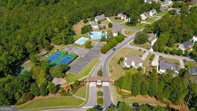 aerial view