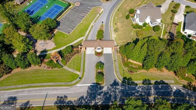 drone / aerial view