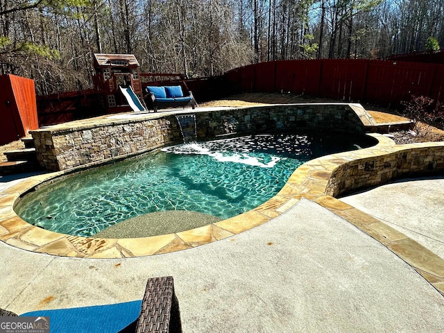 view of pool