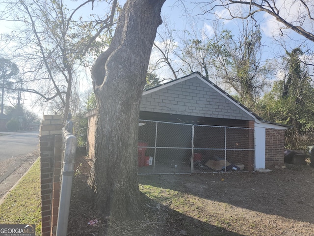 1121 Carroll St, Macon, GA 31206 - view of side of property with brick siding
