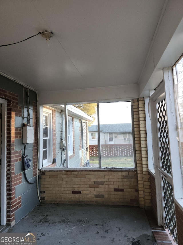1121 Carroll St, Macon, GA 31206 - view of unfurnished sunroom