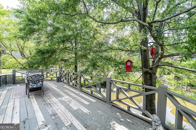 view of deck
