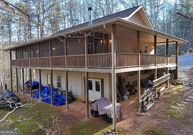 view of rear view of house