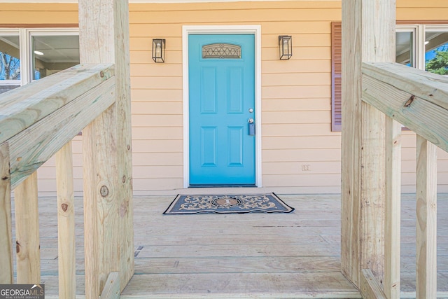 view of property entrance