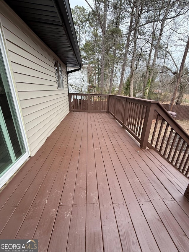 view of deck