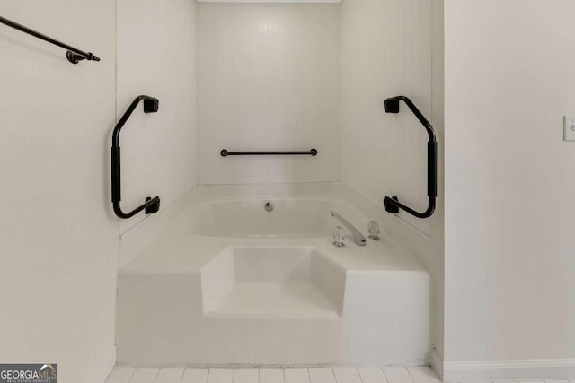 bathroom with a bathing tub