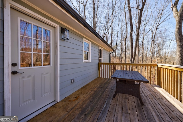 view of deck