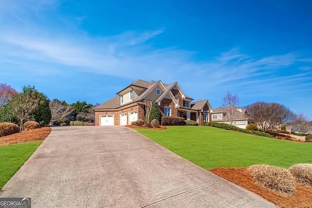 view of property with a front yard