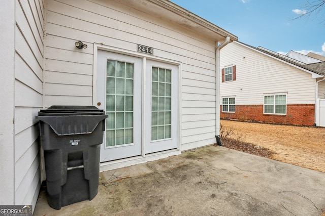 2414 Clock Face Ct, Lawrenceville, GA 30043 - view of patio with french doors