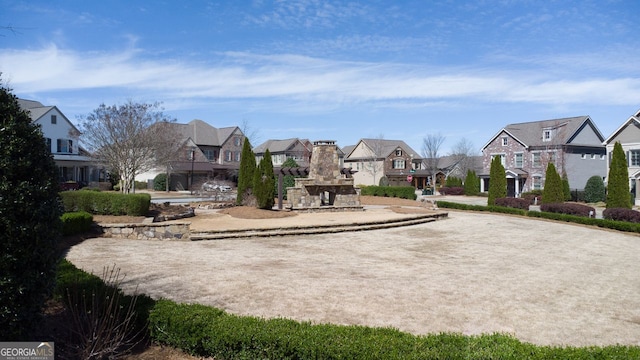 view of property's community with a residential view