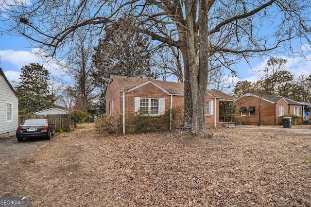 view of ranch-style house