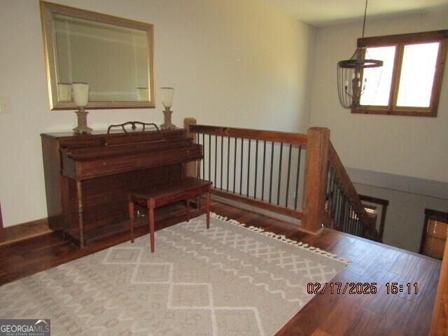 interior space featuring hardwood / wood-style flooring