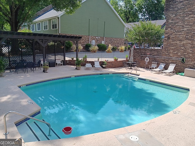307 Adair St Unit E7, Decatur, GA 30030 - community pool featuring a patio area