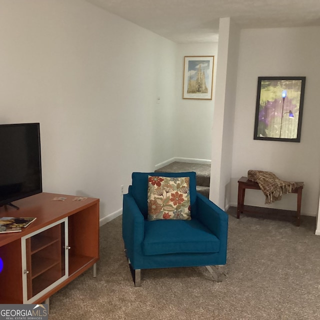 307 Adair St Unit E7, Decatur, GA 30030 - sitting room featuring carpet floors and baseboards