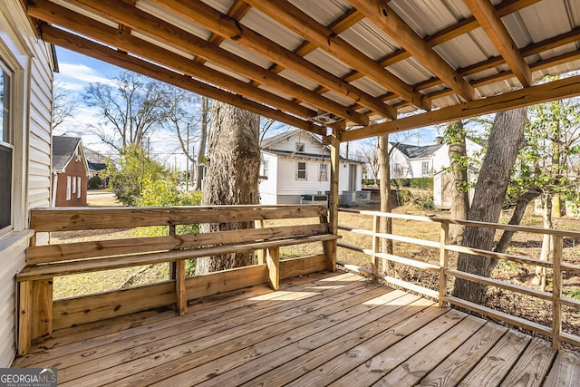view of deck